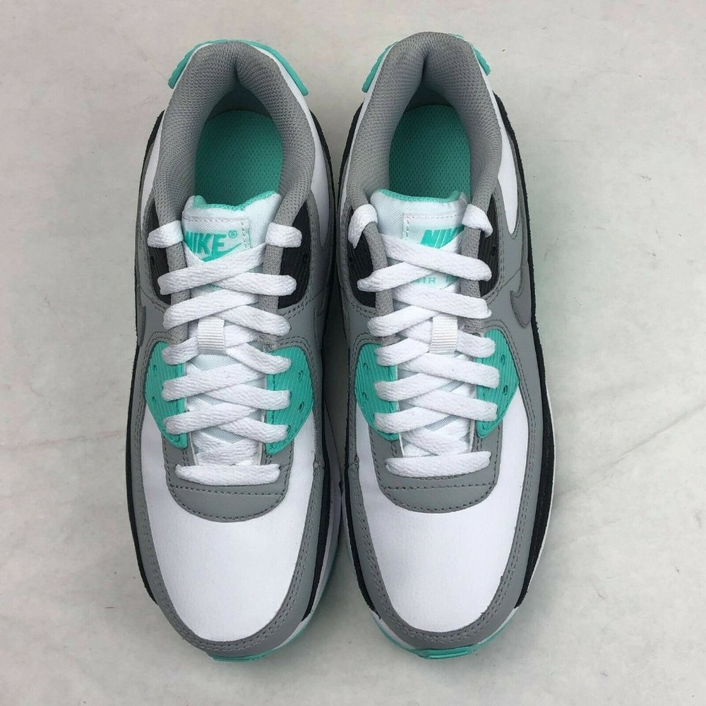 Nike Air Max 90 LTR GS Sneakers White/Green - Picture 7 of 12